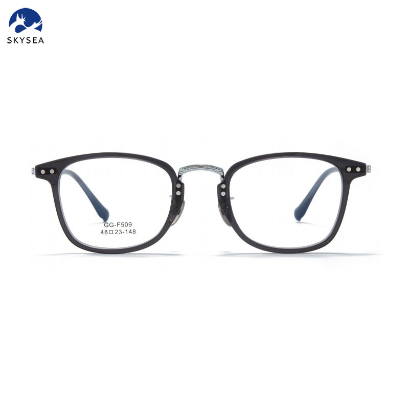 Factory Wholesaler Luxury Titanium Optical Frame Eyeglasses High Quality Full Frame Glasses