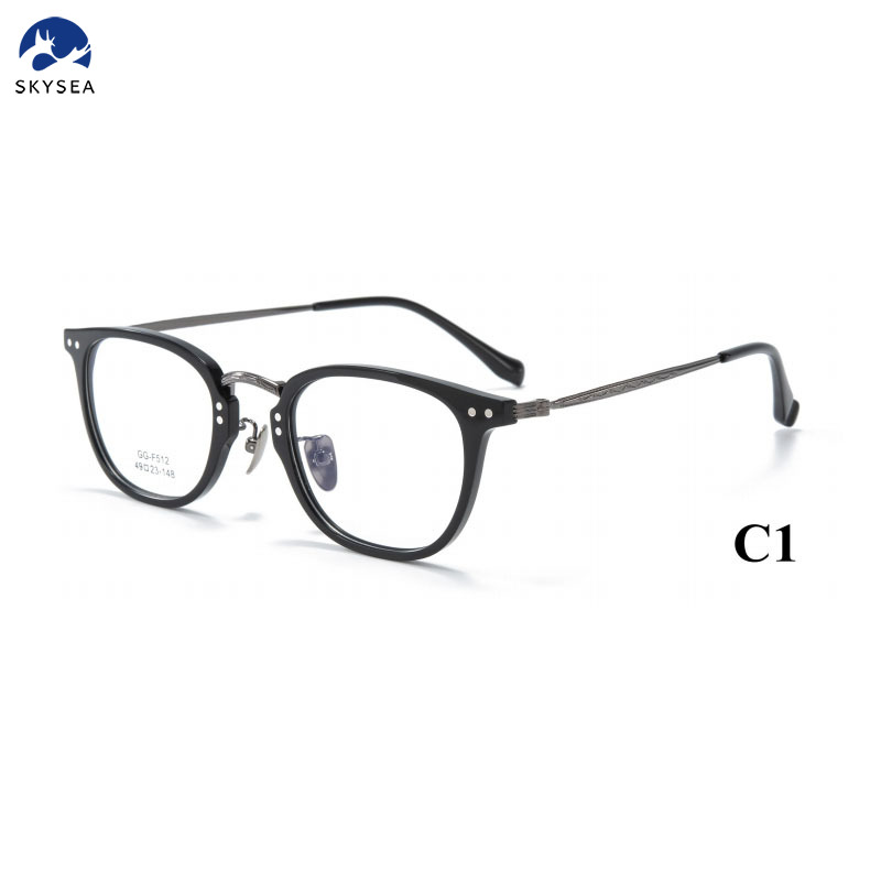 New Fashion Design Factory Wholesaler Luxury High Quality Titanium Optical Frame Eyeglasses Trendy Design