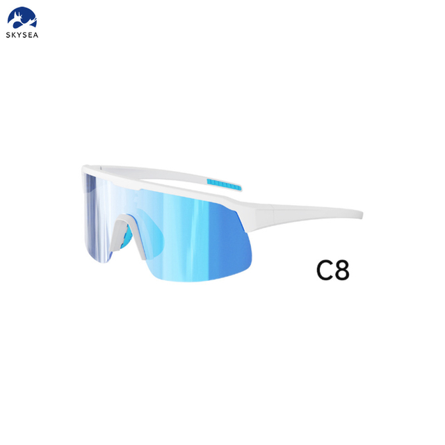 Customized TR90 Frame Cycling Glasses & Goggles Sports Bike Sunglasses with Windproof Protective Mirror Running Mountain Biking