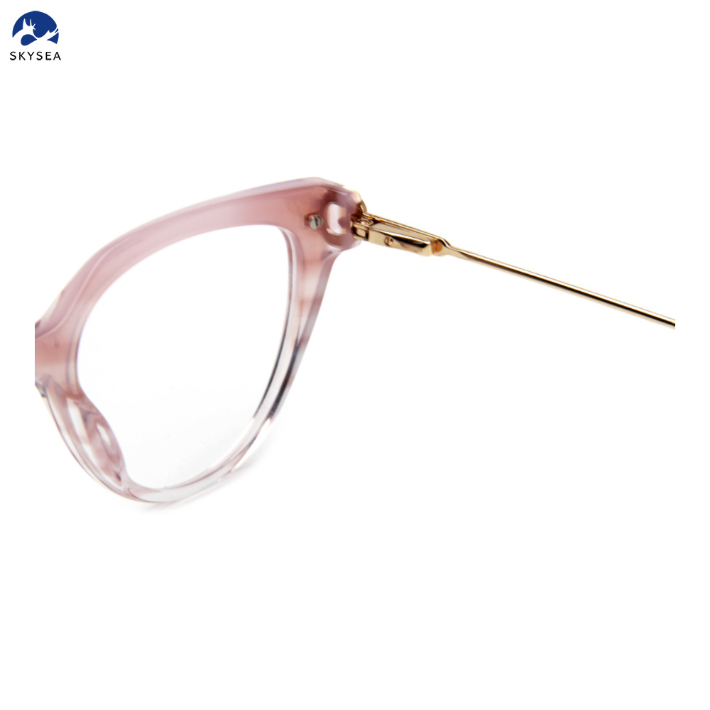 Fashionable Acetate Combine Eyeglasses Frames Cat Eye Optical Frames Spectacle Eyewear Optical Frames