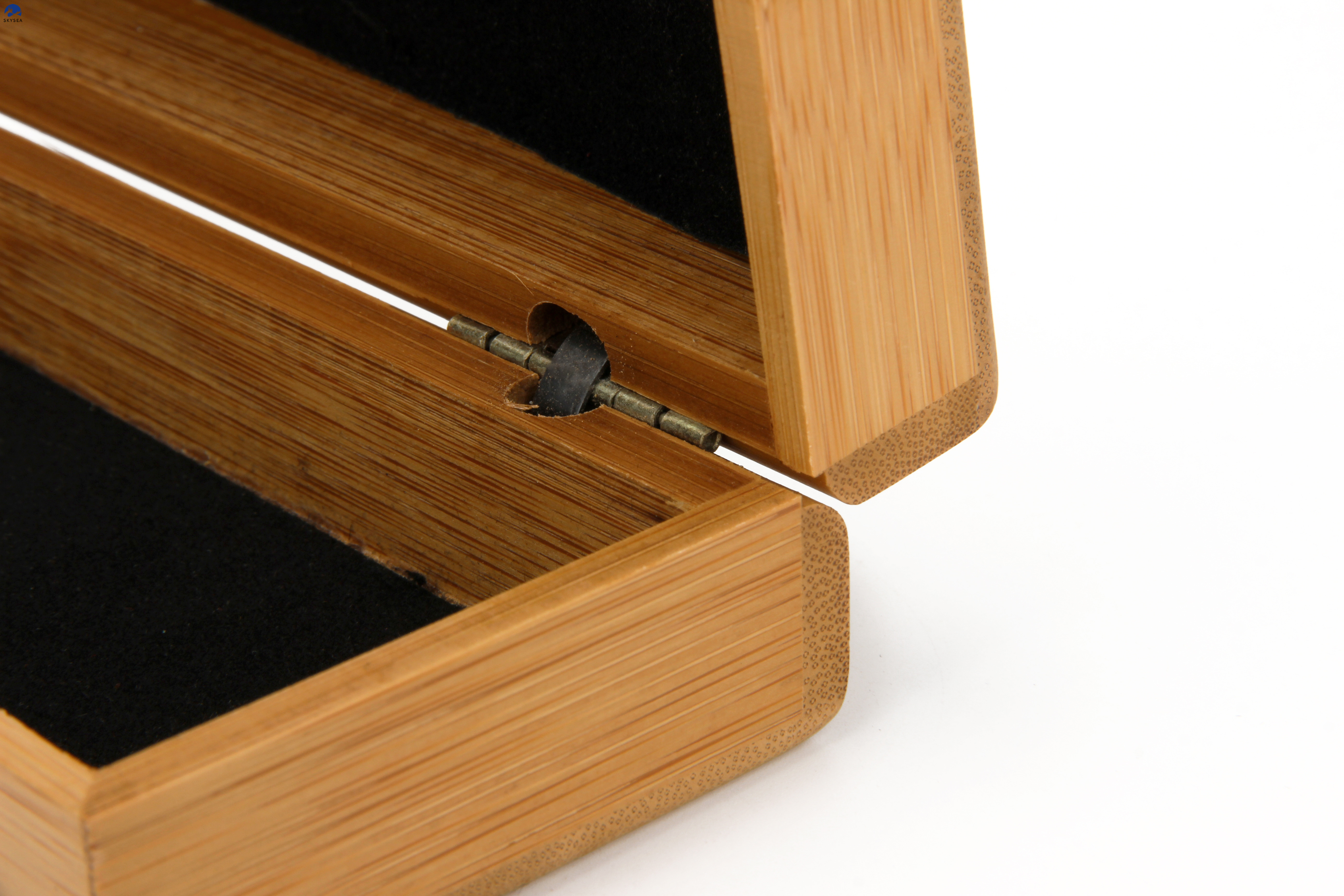 Handmade Bamboo Glasses Case Bamboo Custom logo Eyeglasses Natural Round Bamboo Black Wooden Sunglasses Cases