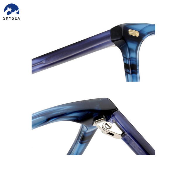 High Quality Handmade Colorful Acetate Eyewear Frame Custom Logo Women Men Fashion Optical Glasses Spectacle Frames