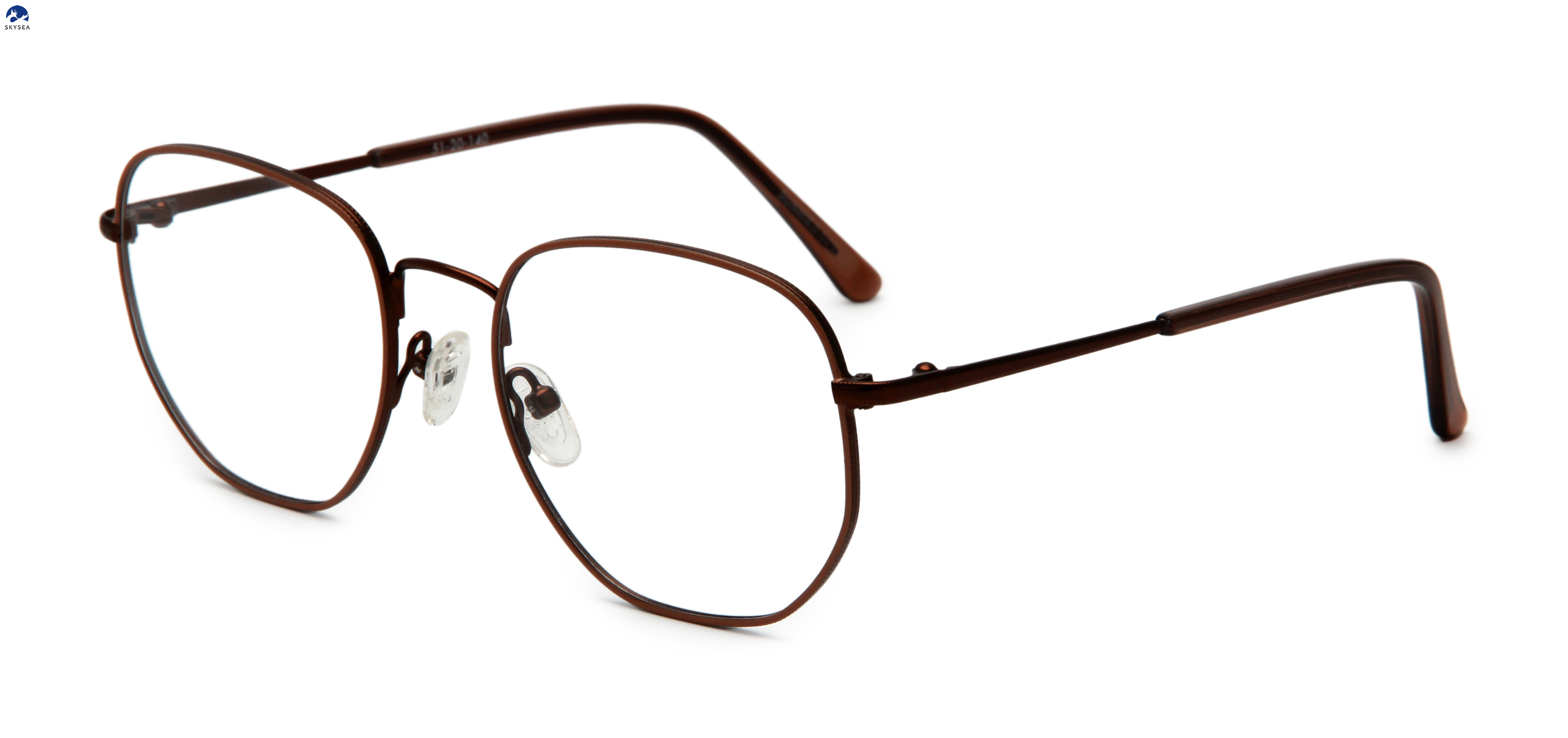 Manufacturer Customized Fashion Designer Hot Sale New Retro Metal Frames for Women Metal Optical Frame