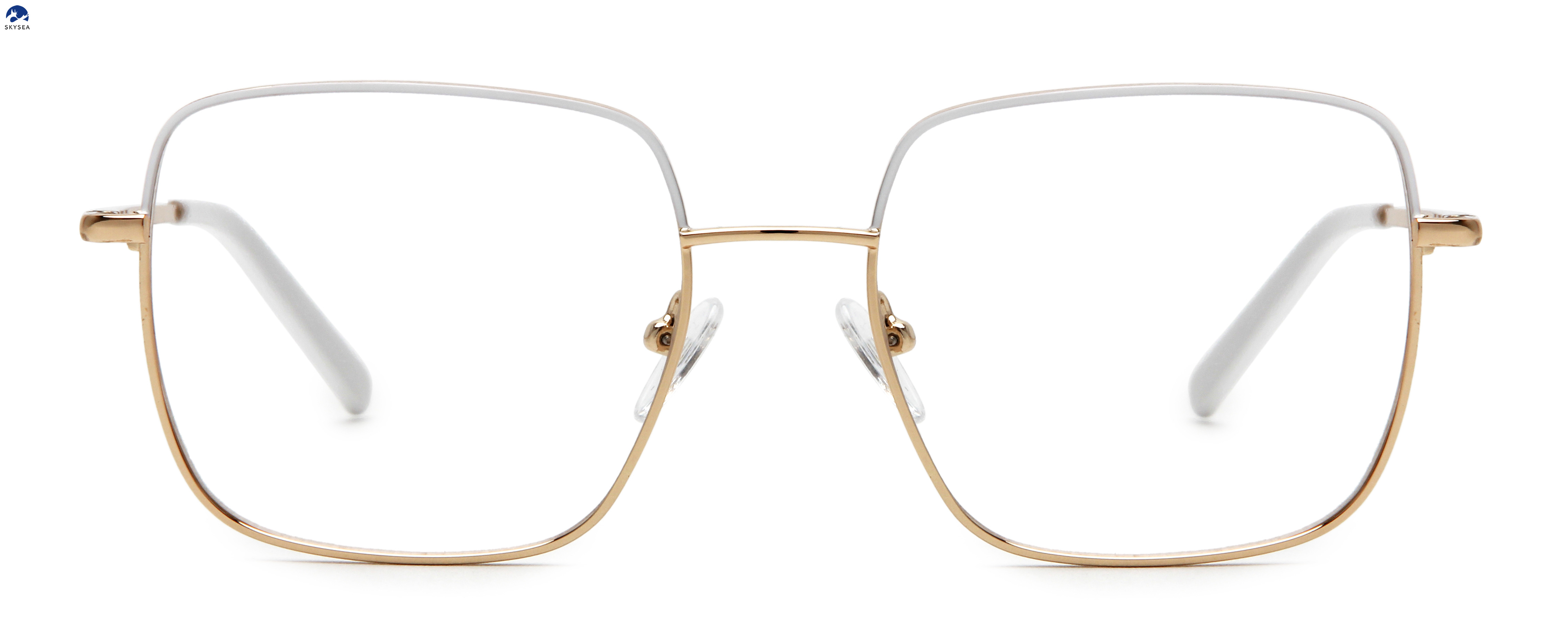 Hot Sale Designable Fashion Men Eyeglasses New High Quality Metal Optical Frames With Nose Pad