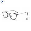 New Fashion Design Factory Wholesaler Luxury High Quality Titanium Optical Frame Eyeglasses Trendy Design