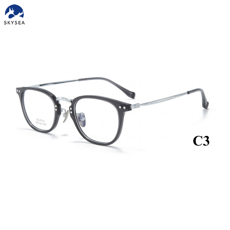 New Fashion Design Factory Wholesaler Luxury High Quality Titanium Optical Frame Eyeglasses Trendy Design