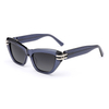 Round Shape Custom Style Acetate Sunglasses 24SA421S