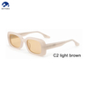 Factory Price Fashion Rectangular Retro Small Square Punk Square Acetate Frame Sunglasses Unisex for Men And Women