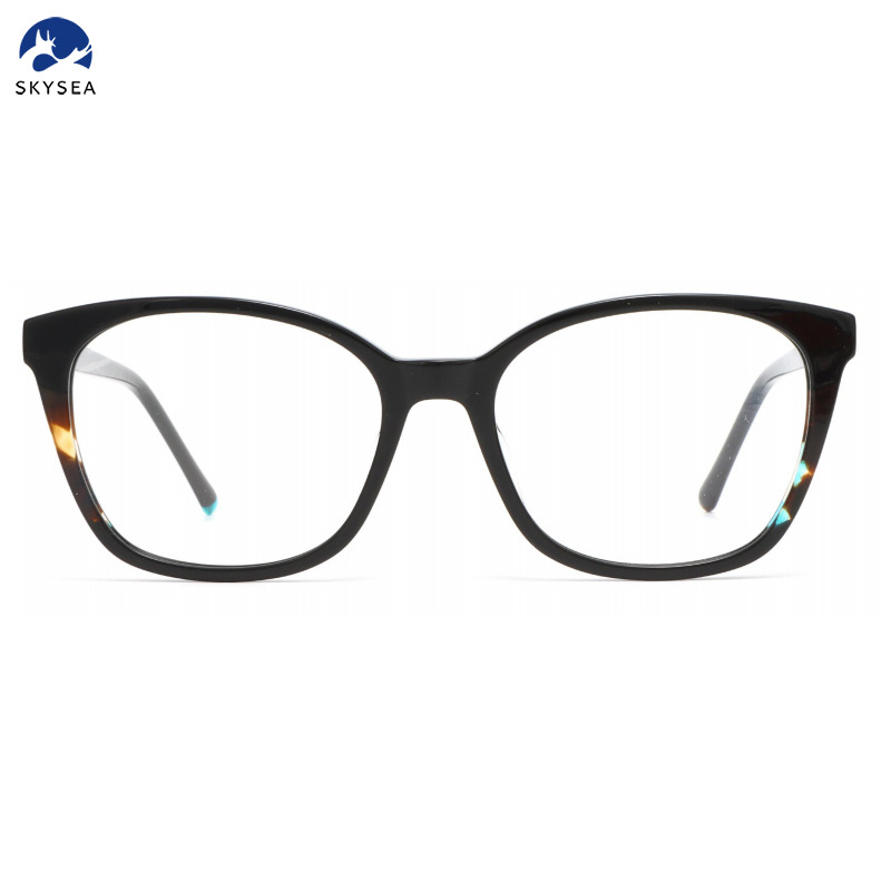 Acetate Optical Frame Eyewear Custom Logo Frame Optical Glasses Women Luxury Eyeglasses