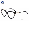 2025 Hot Sales Vintage Style Acetate Mix Metal Eyeglasses Frames