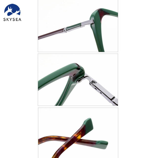 Unisex Vintage Eyeglasses High Quality Acetate Optical Frames 