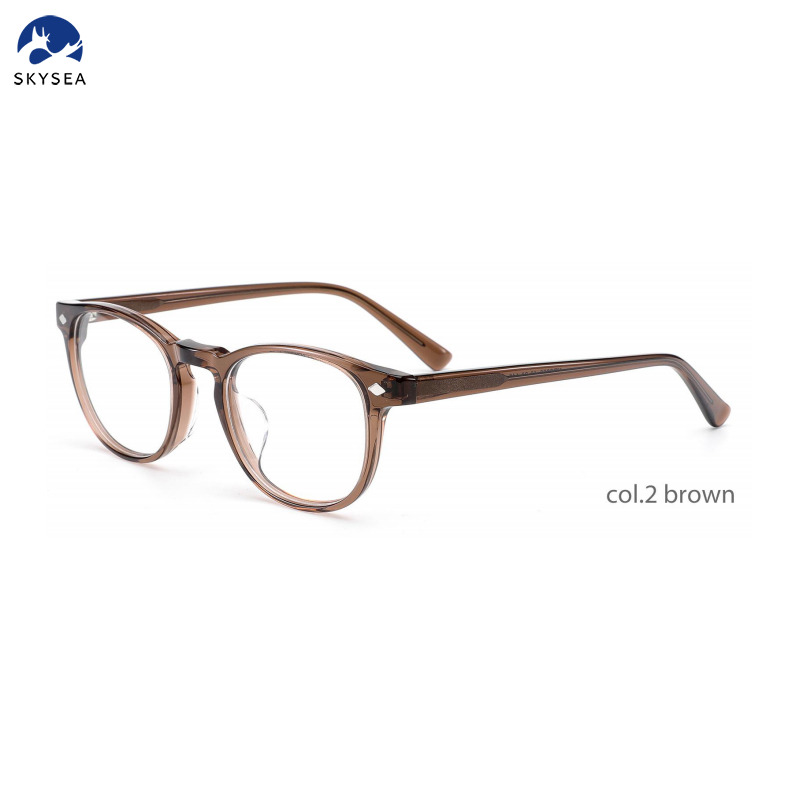 Rectangle Fashion Glasses Manufacturing Quality Acetate Glasses Frame Custom Logo Eyeglasses Frame