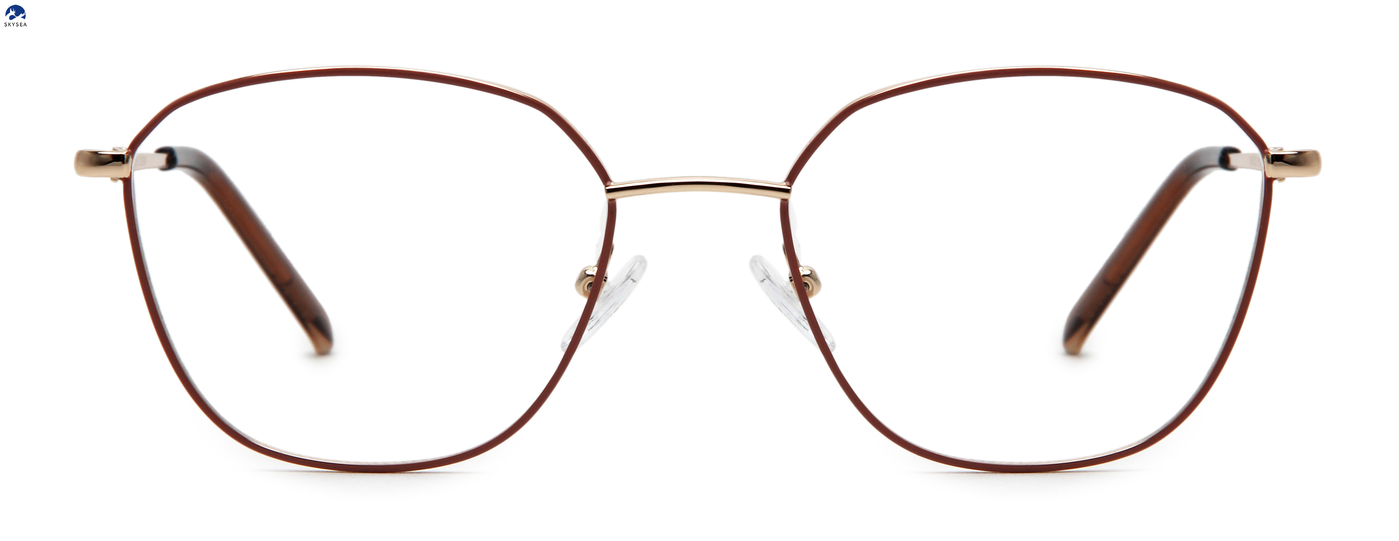 Hot Sale New Retro Metal Frames for Women Metal Optical Frame Manufacturer Customized Fashion