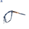 High Quality Cat Eye Eyeglasses Frames Multi-Color Print Optical Acetate Glasses Pectacle Optical