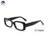 Newest Fashion Square Frame Acetate Eyeglasses Hand Made Custom OEM Glasses Women Men Optical Frames