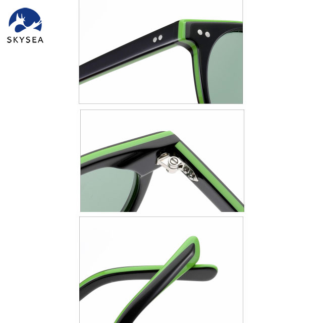 High Quality Acetate Polarized Sunglasses Custom Retro Round Frame Sunglasses 2025 Sunglasses Unisex 