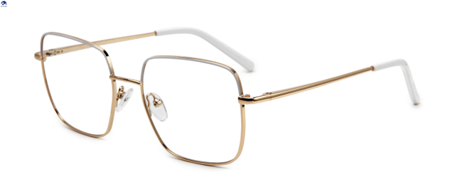 Hot Sale Designable Fashion Men Eyeglasses New High Quality Metal Optical Frames With Nose Pad