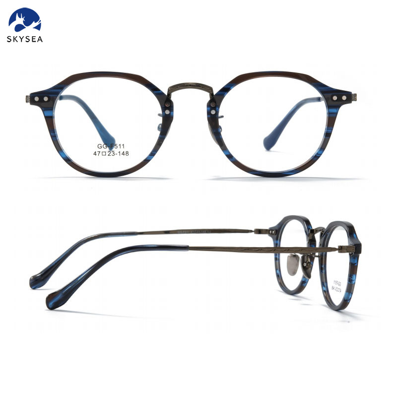 New Fashion Design Factory Wholesaler Luxury High Quality Titanium Optical Frame Eyeglasses