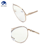 Reading Glasses Fancy Designer Fashion Eyeglasses Frame Luxury Classical Metal Eyewear Frame for Unisex