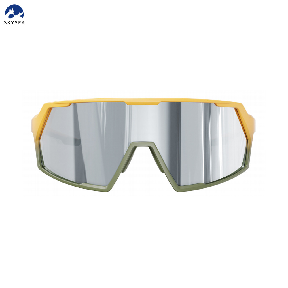 Custom Logo Men TR90 Frame Pickleball Eye Protection Sunglasses UV400 Bicycle Running Bike Riding Cycling Sports Glasses