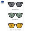 Polarized Clip on Sunglasses Magnetic Clip-On Sun Glasses Acetate Frames Suction Sleeve Myopia Glasses Frame