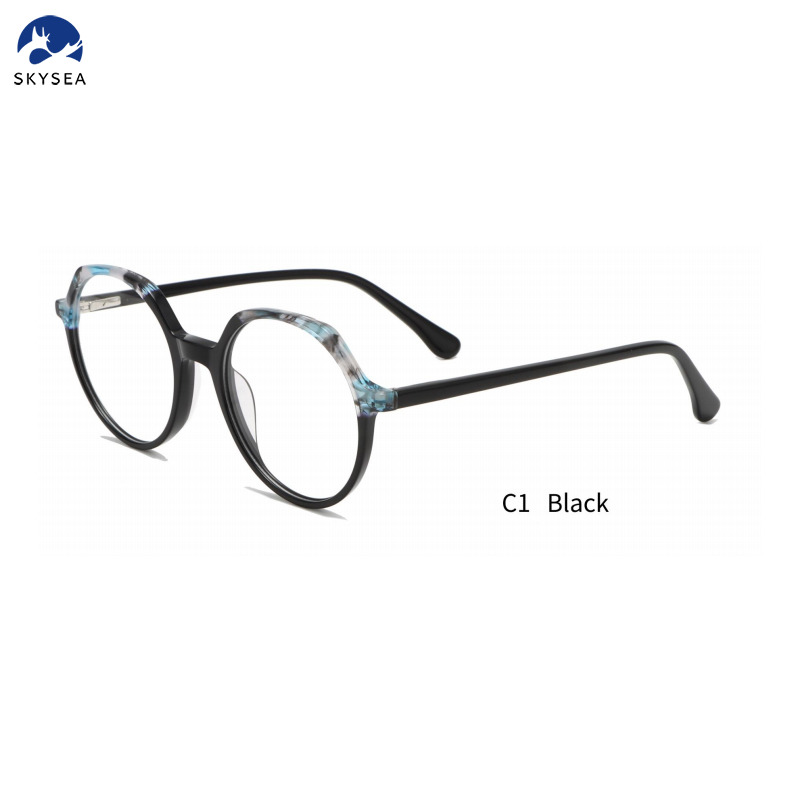 Newest Fashion High End Acetate Eyewear for Women Men Colorful Acetate Eyeglasses Frames