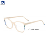 Acetate Optical Frame Eyewear Custom Logo Frame Optical Glasses Women Luxury Eyeglasses