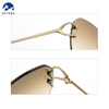 Designer Luxury Vintage Retro Sun Glasses Shades Frameless Rimless Radiant Cut Lab Grown Diamond Sunglasses at Best Prices