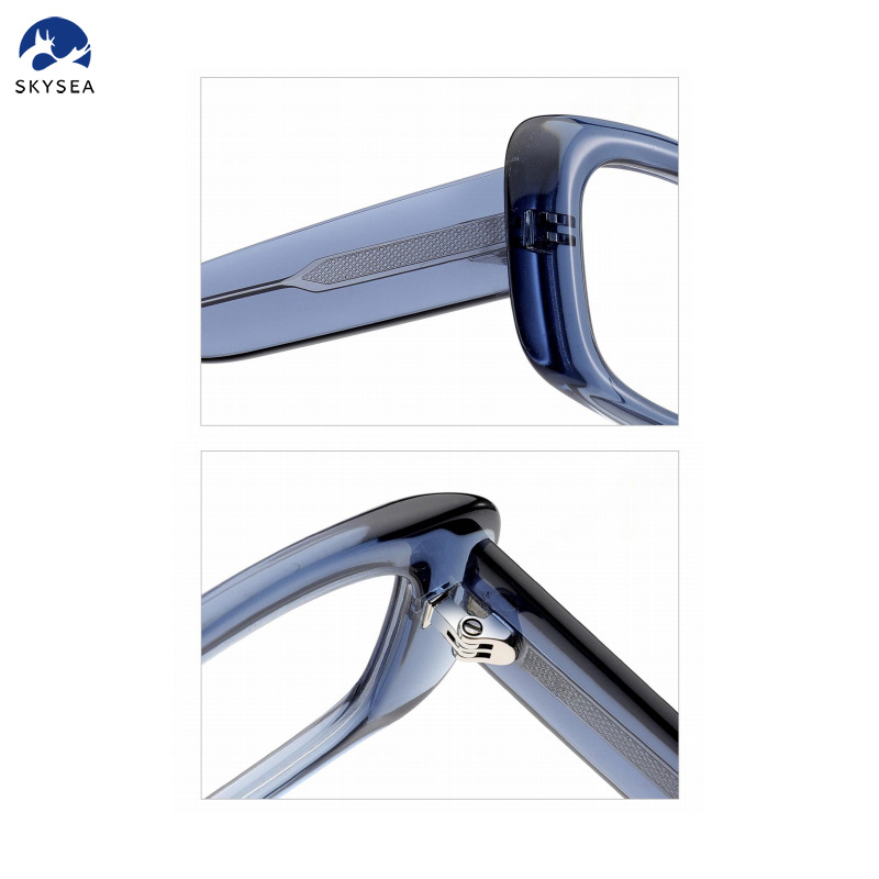 High Quality Acetate Eyewear Frame Optical Fashion Square Eye Glasses Frames Spectacle Eyeglasses Frames For Men