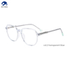 Unisex Black Acetate Irregular Optical Glasses Frames Fashion Eyewear 
