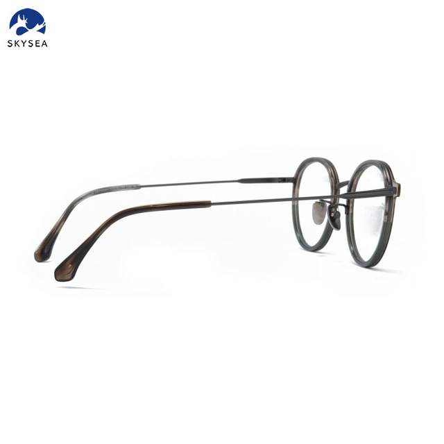 Vintage Titanium Eyeglasses Frame Eyewear Spectacles for Men Round Myopia Glasses Women Retro Optical Glasses