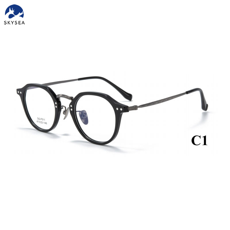 New Fashion Design Factory Wholesaler Luxury High Quality Titanium Optical Frame Eyeglasses