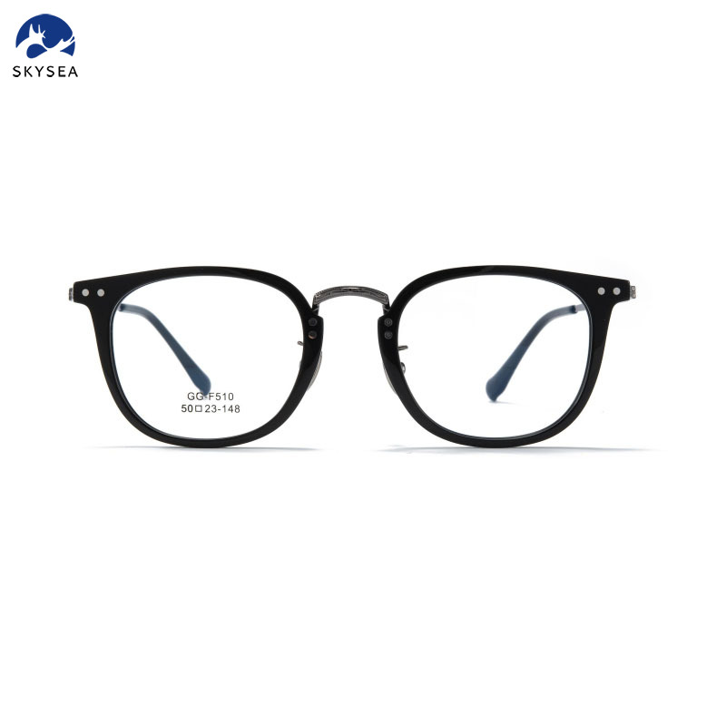 Factory Wholesaler Luxury High Quality Titanium Optical Frame Eyeglasses Full Frame Glasses