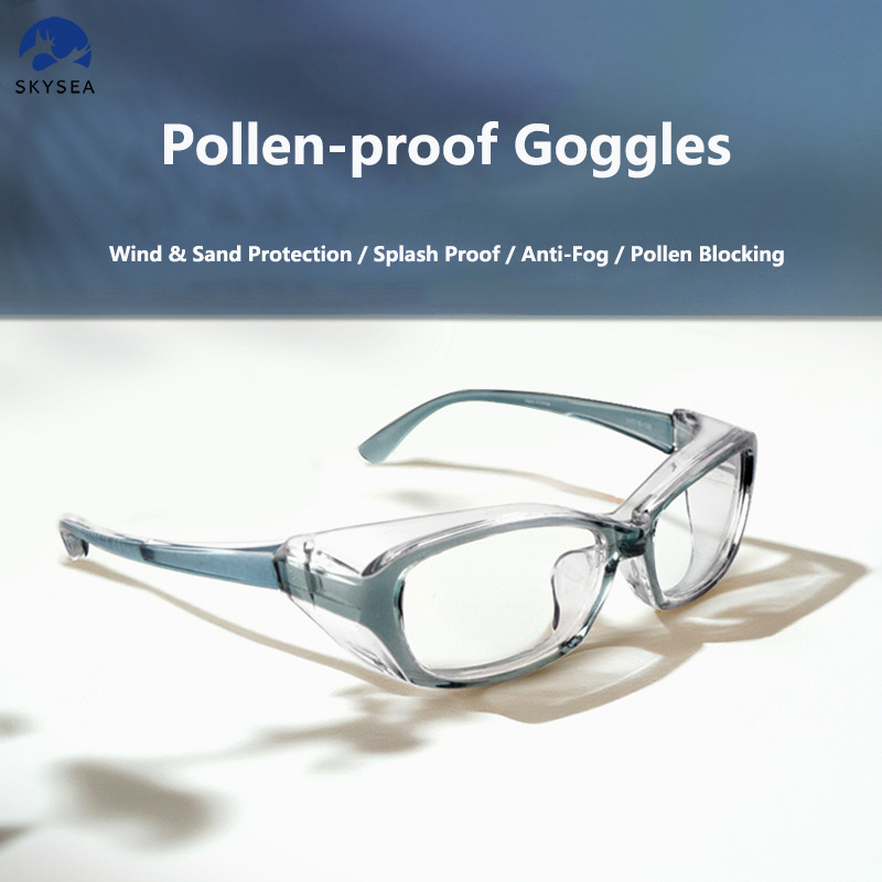 Factory Direct Sales of Unisex Anti-pollen Safety Glasses, Dust and Splash Goggles, and Anti-blue Light Glasses