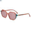 Metal Twist Rotating Temples Chunky Square Sunglasses Acetate Frame UV400 Tinted Lens Mens Trendy Outdoor Eyewear