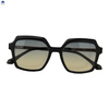 Oversized Square Sunglasses Metal Rotating Temples Acetate Frame UV400 Gradient Lens Trendy Women Luxury Sun Glasses