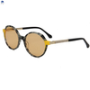 Metal Swivel Temples Vintage Round Sunglasses Acetate Frame UV400 Gradient Lens Classic Retro Circle Shades Wholesale